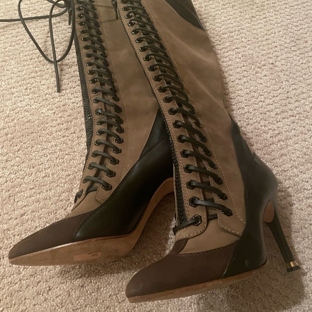 Authentic Louis Vuitton knee boots